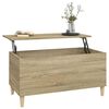 vidaXL Coffee Table Sonoma Oak 90x44.5x45 cm Engineered Wood