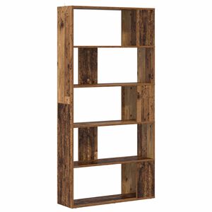vidaXL Book Cabinet 80 x 24 x 159 cm Engineered Wood Old Wood