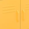 vidaXL Storage Cabinet Mustard Yellow 60x35x56 cm Steel