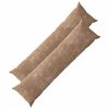 vidaXL Cushion Cover 2 pcs HEERLEN Brown 40 x 145 cm Chenille Fabric