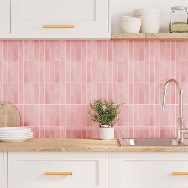 vidaXL Rectangular Tile 20 pcs Pink 29 x 23 x 0.08 cm