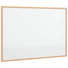 vidaXL Magnetic Whiteboard with Solid Pine Wood Frame 80x55 cm