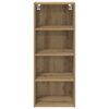vidaXL Hanging Cabinet Artisan Oak 40 x 29.5 x 100 cm Engineered Wood