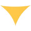 vidaXL Sunshade Sail Oxford Fabric Triangular 4x5x5 m Yellow