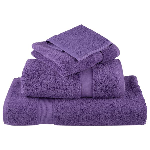 vidaXL Premium Bath Towels SOLUND 4 pcs 100x150 cm 600 gsm