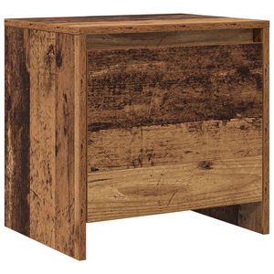 vidaXL Bedside Cabinet Old Wood 45 x 34 x 44.5 cm Engineered Wood