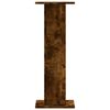 vidaXL Plant Stands 2 pcs Smoked Oak 30x30x80 cm Engineered Wood