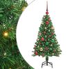 vidaXL Artificial Christmas Tree with 150 LEDs with Stand Green 120 cm