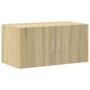 vidaXL Wall Cabinet Sonoma Oak 80x42,5x40 cm Engineered Wood