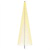 vidaXL LED Christmas Tree 485 cm 1632 LEDs Warm White Steel Black
