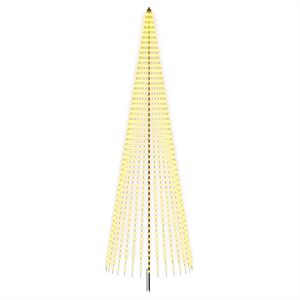 vidaXL LED Christmas Tree EKENAS 485 cm 1632 LEDs Warm White Steel