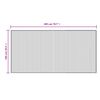 vidaXL Rug Rectangular Grey100x200 cm Bamboo