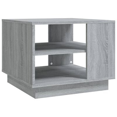 vidaXL Coffee Table Grey Sonoma 55x55x43 cm Engineered Wood