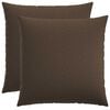 vidaXL Throw Pillow 2 pcs HEERLEN Taupe 70 x 70 cm Fabric