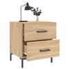 vidaXL Bedside Cabinets 2 pcs Sonoma Oak 40x35x47.5 cm Engineered Wood