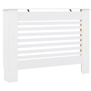 vidaXL Radiator Cover White 112x19x81,5 cm MDF