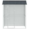 vidaXL Bird Cage Anthracite 215 x 110 x 247 cm Galvanised Steel