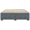 vidaXL Bed Frame without Mattress Dark Grey Super King Velvet