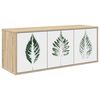 vidaXL Wall-mounted TV Cabinet HANAU 102 x 33 x 40 cm Sonoma Oak