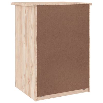 vidaXL Bedside Cabinet ALTA 41x35x55.5 Solid Wood Pine