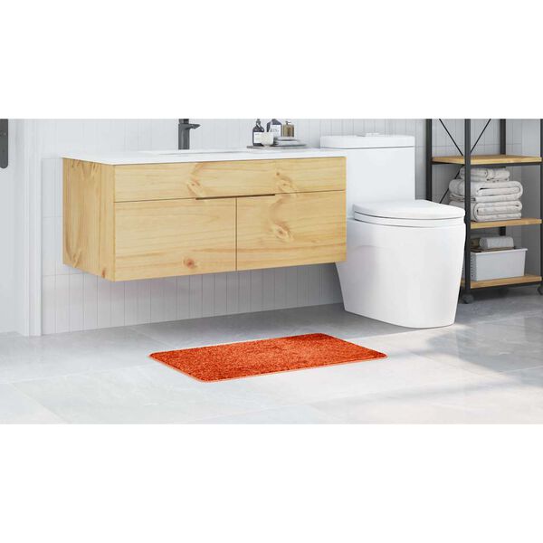 vidaXL Anti-slip Bath Mat Orange 50 x 80 cm PP