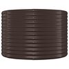 vidaXL Garden Raised Bed Galvanised Steel 249x100x68 cm Brown