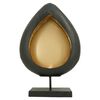 Lesli Living Drop Candle Holder Egg on Stand 23x11x41 cm