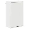 vidaXL Bathroom Cabinet Wall-mounted with Door White 39 x 23.5 x 65 cm