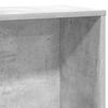 vidaXL Bookcase Concrete Grey 60x24x120 cm Engineered Wood
