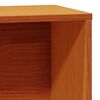 vidaXL Bookcase Bed without Mattress Wax Brown 100x200cm Solid Wood Pine
