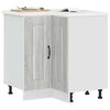 vidaXL Kitchen Corner Base Cabinet Kalmar Grey Sonoma Engineered Wood