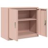 vidaXL Storage Cabinet Pink 80 x 40 x 70 cm Steel