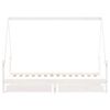 vidaXL Kids Bed Frame with Drawers White 90x190 cm Solid Wood Pine