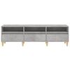 vidaXL TV Cabinet Concrete Grey 150x30x44.5 cm Engineered Wood