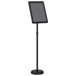 vidaXL Trade Show Displays Black 30 x 25 x 128 cm Aluminum