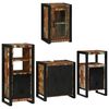 vidaXL Bathroom Furniture Set 4 pcs Multicolour Solid Reclaimed Wood