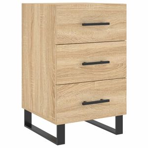 vidaXL Bedside Cabinet Sonoma Oak 40x40x66 cm Engineered Wood