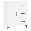 vidaXL Highboard White 69.5x34x180 cm Engineered Wood