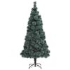 vidaXL Artificial Pre-lit Christmas Tree with Ball Set Green 150 cm