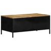 vidaXL Coffee Table Brown 90 x 50 x 40 cm Solid Mango Wood and Metal