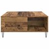 vidaXL Coffee Table Old Wood 80 x 80 x 36.5 cm Engineered Wood