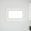 vidaXL Basement Window "RISOR" 90x50 cm Tilt&Turn DIN Left White
