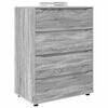 vidaXL Storage Cabinets 2 pcs Grey Sonoma 80 x 48 x 105 cm