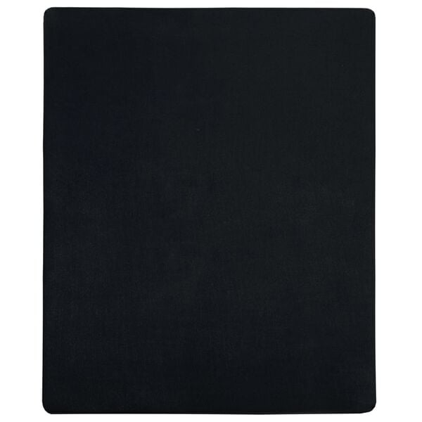 vidaXL Jersey Fitted Sheets 2 pcs Black 160x200 cm Cotton