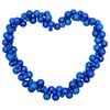 vidaXL Christmas Balls Garland Blue 175 cm Polystyrene