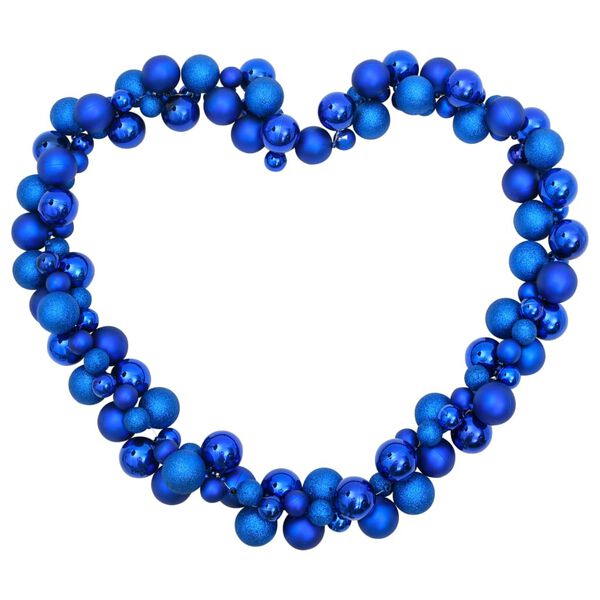 vidaXL Christmas Balls Garland Blue 175 cm Polystyrene