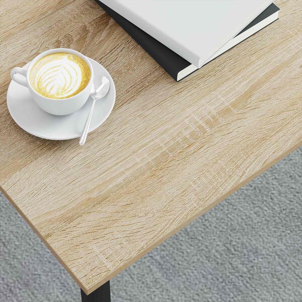 vidaXL Coffee Table Sonoma 80 x 80 x 45 cm Engineered Wood