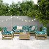 vidaXL 6 Piece Garden Sofa Set Impregnated Wood Pine