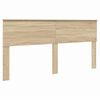 vidaXL Bed Frame with Drawer Sonoma Oak 200 x 200 cm Engineer Wood