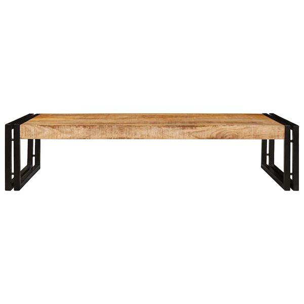 vidaXL Bathroom Shelf Brown 100 x 50 x 23 cm Soild Rough Mango Wood
